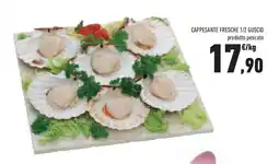 Cappesante fresche 1/2 guscio prodotto pescato
