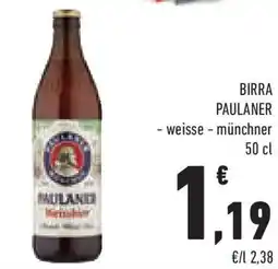 Conad Superstore Birra paulaner - weisse - münchner offerta