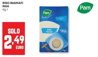 Pam Riso basmati PAM offerta