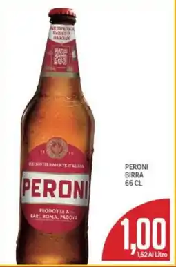 Supermercati Piccolo Peroni birra offerta