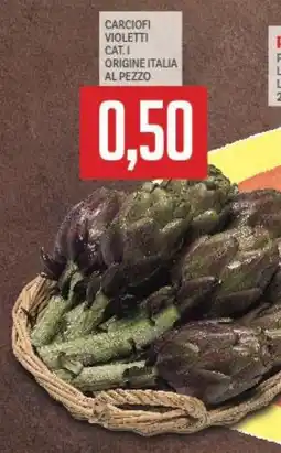 Supermercati Piccolo Carciofi violetti offerta