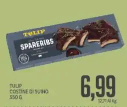 Supermercati Piccolo Tulip costine di suino offerta