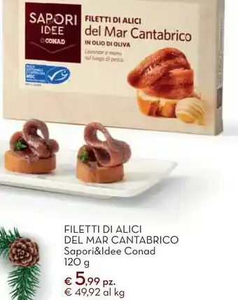 Conad City Sapori & idee conad filetti di alici del mar cantabrico offerta