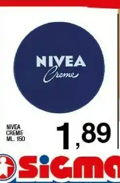 Sigma Crema corpo offerta