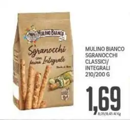 Supermercati Piccolo Mulino bianco sgranocchi classici/ integrali offerta