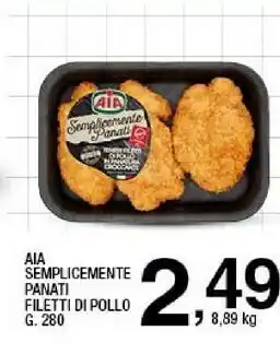 Sigma Semplicemente panati filetti di pollo g 280 offerta