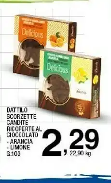 Scorzette candite ric operte al cioccolato 100 g