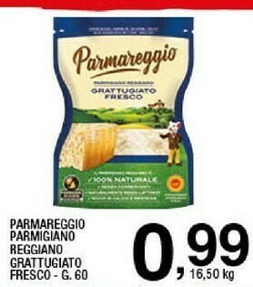 Sigma Parmigiano reggiano grattugiato fresco offerta