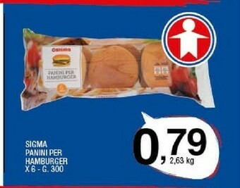 Sigma panini per hamburger