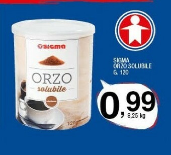Sigma Sigma orzo solubile offerta