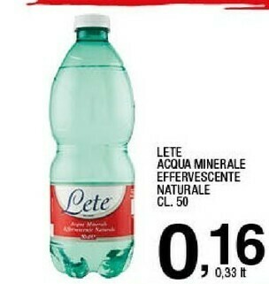 Sigma Acqua minerale effervescente naturale offerta