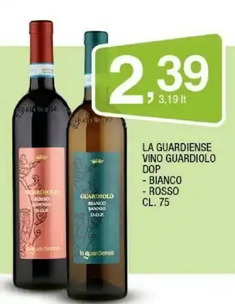 Sigma La guardiense vino guardiolo dop - bianco - rosso offerta