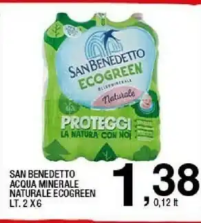 Sigma Acqua minerale naturale ecogreen offerta