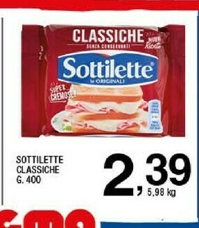 Sigma Sottilette offerta