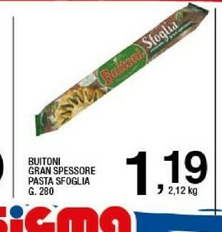 Sigma Pasta sfoglia offerta