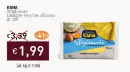 Prezzemolo e Vitale RANA Sfogliavelo Lasagnie Fresche all'uovo offerta
