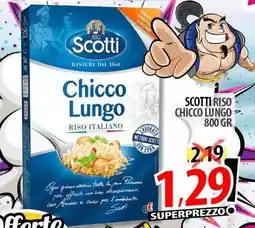 Il Genio Supermercato Scotti riso chicco lungo offerta
