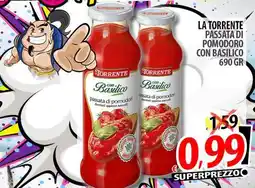 Il Genio Supermercato La torrente passata di pomodoro con basilico offerta