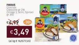 Prezzemolo e Vitale FINDUS Croccole Classiche offerta