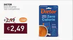 Prezzemolo e Vitale DIETOR Dolcificante offerta
