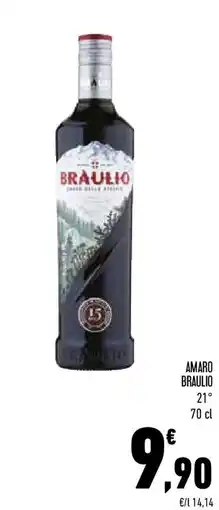 Amaro braulio 21“ 70 cl