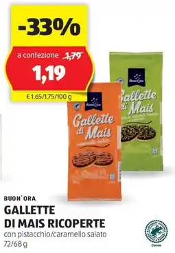 ALDI Buon'ora gallette di mais ricoperte offerta