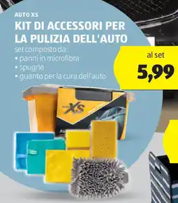 ALDI Auto xs kit di accessori per la pulizia dell'auto offerta