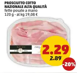 PENNY Prosciutto cotto nazionale alta qualità offerta