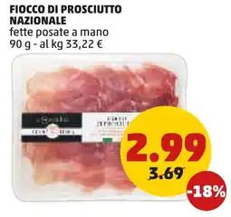 PENNY Fiocco di prosciutto nazionale offerta