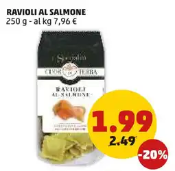 PENNY Ravioli al salmone offerta