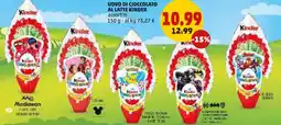 PENNY Uovo di cioccolato al latte KINDER offerta