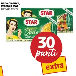 PENNY Dado classico, vegetale star conf. da 30 dadi offerta