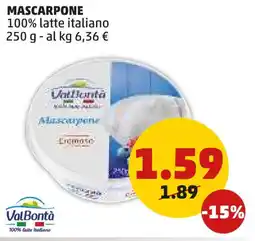 PENNY ValBontà mascarpone offerta