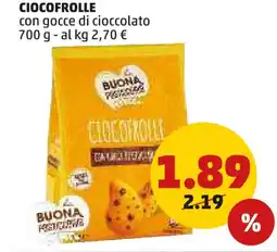 PENNY CIOCOFROLLE con gocce di cioccolato offerta