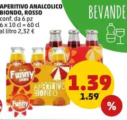 PENNY Aperitivo analcolico biondo, rosso conf. da 6 pz offerta