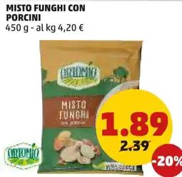PENNY Misto funghi con porcini offerta