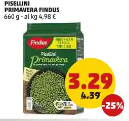 PENNY Pisellini primavera findus offerta