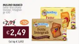 Prezzemolo e Vitale MULINO BIANCO Fette Biscottate Dorate, Integrai offerta