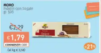 Prezzemolo e Vitale MORO Fidelin con Segale offerta