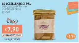 Prezzemolo e Vitale LE ECCELLENZE DI P&V Ventresca di Tonno in Olio di Oliva offerta