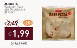 Prezzemolo e Vitale ALIMENTA Base per Pizza alla Napoletana offerta