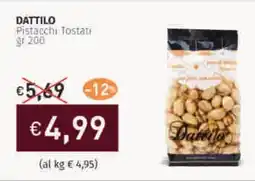 Prezzemolo e Vitale DATTILO Pistacchi Tostati offerta