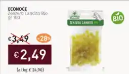 Prezzemolo e Vitale ECONOCE Zenzero Candito Bio offerta