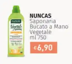 NUNCAS Saponaria Bucato a Mano Vegetale