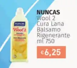 Prezzemolo e Vitale NUNCAS Wool 2 Cura Lana Balsamo Rigenerante offerta