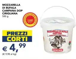 Esselunga Mozzarella di bufala campana dop cirigliana offerta