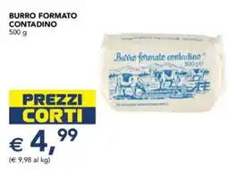 Esselunga Burro formato CONTADINO offerta