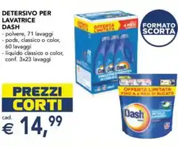 Esselunga Detersivo per lavatrice DASH offerta