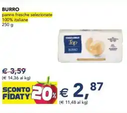 Esselunga BURRO panne fresche selezionate offerta