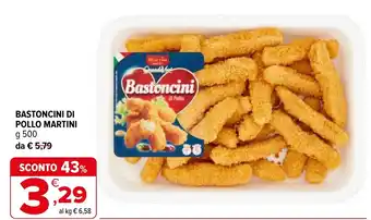 Iperal Bastoncini di pollo MARTINI offerta